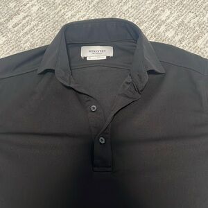 Ministry of Supply Apollo polo black XS